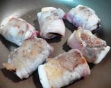味噌ネギ白はんぺんの豚肉巻き作り方5写真