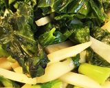 高菜とじゃがいもの炒め物作り方4写真