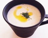 里☆長☆芋 とろ〜り豆乳スープ作り方5写真