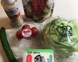 超簡単♪豆腐サラダ♪胡麻ドレ作り方1写真