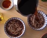 オリーブオイルでかけ蕎麦作り方5写真
