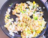 ヒレカツのせ炒飯作り方6写真