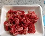 レンコンと牛肉としょうがのきんぴら作り方1写真