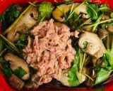 三つ葉としいたけのシーチキンおひたし作り方5写真