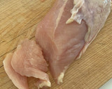 材料２つ＊鶏肉と椎茸の塩にんにく炒め作り方1写真