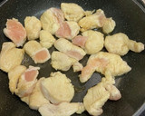 材料２つ＊鶏肉と椎茸の塩にんにく炒め作り方5写真