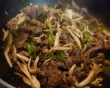 速攻☆満足おかず☆　　牛肉レタス炒め作り方3写真