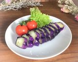 紫映える★簡単なすのレンジ蒸し作り方2写真