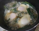 めんつゆで超簡単に！にらの巣ごもり作り方4写真