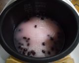 残ったもち米と湯がき冷凍小豆で色粉使い作り方3写真