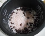 残ったもち米と湯がき冷凍小豆で色粉使い作り方4写真