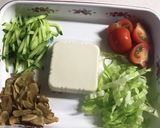超簡単♪豆腐サラダ♪胡麻ドレ作り方3写真