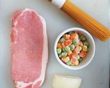 フライパン一つで簡単あんかけ風スパ作り方1写真