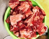 コストコのリブで！簡単ステーキ炒飯作り方1写真