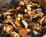 鶏とごぼうのだしたっぷり！富山のお雑煮作り方6写真