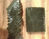 準備2分♪塩と餅と油だけヘルシーおかき♡作り方1写真
