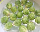 芽キャベツの下処理&レンチンでマヨネーズ作り方1写真