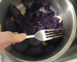 混ぜたら放置♪自家製酵母で紫芋ケーキ作り方2写真