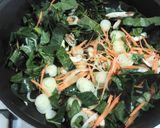 ほうれん草入り!炒り豆腐♪作り方3写真
