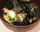 包丁なしで玉子ともやしわかめの中華スープ作り方4写真