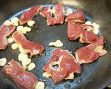 牛レバーにんにく醤油。作り方5写真