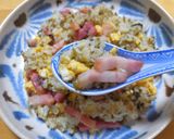 生姜とベーコン入り高菜チャーハン作り方5写真
