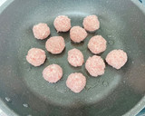 素揚げ無し！簡単♡肉団子と野菜の甘酢あん作り方3写真