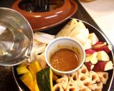 たっぷり蒸し野菜♪ホットみそドレ添え作り方2写真