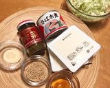 サバの水煮缶で☆サバと搾菜の豆腐サラダ作り方1写真