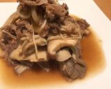 おろし野菜だれ☆牛肉ときのこの炒め煮作り方23写真