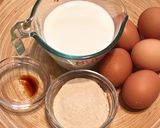 黒糖カラメルのカスタードプリン作り方1写真