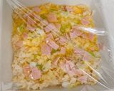味付け1つ！レンジでパラパラ♪チャーハン作り方5写真