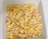 味付け1つ！レンジでパラパラ♪チャーハン作り方6写真
