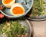 サラダからし菜de生ハムsalad作り方8写真