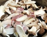 減量飯 鳥肉とほうれん草ときのこのスープ作り方2写真