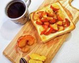 ほんのり甘い＊リンゴのフィリングトースト作り方14写真