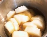 生身欠きニシンで大根の煮付け作り方8写真