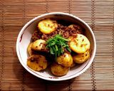 新じゃがの挽肉煮っ転がし作り方6写真