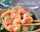 鶏胸肉のオーロラソース和え作り方5写真