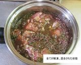ワイン漬ホーリーバジル香草焼き鶏ステーキ作り方6写真