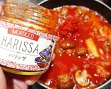 ハリッサ&クミンdeチキントマト煮込み作り方6写真