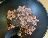 ひき肉とピーマンの細切り炒め丼☆青椒肉絲作り方3写真