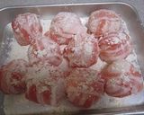 プチ肉巻おにぎりたまご入り作り方4写真