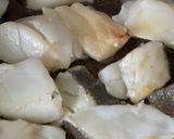 冬のご自宅ランチ★白菜とたらのグラタン作り方1写真