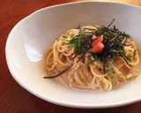 お家ランチ♡濃厚明太子クリームパスタ作り方5写真
