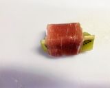 生ハムのクリームチーズとキウイ巻き♡作り方7写真