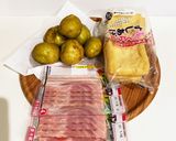 簡単！ポテサラベーコンの油あげ包み焼き作り方1写真