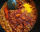 羊とチキンのキーマカレー作り方7写真