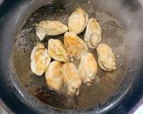 絶品　広島産牡蠣✨ペペロンチーノ風炒め作り方8写真