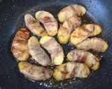 優しい甘辛　豚肉のりんご巻き作り方6写真